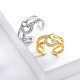 Anillos Barato Personalizado Oro Laminado Letra G