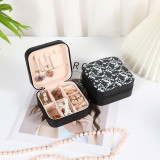 Cajas de joyería de PVC de leopardo de moda 1 pieza