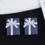 79 cm cinta simple color sólido anillo de joyería pendientes colgante collar caja de regalo