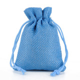 Paquete de 79 sacos de algodón liso, bolsa de embalaje de joyería simple