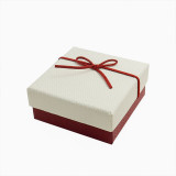 Caja de joyería con cuentas caja de embalaje roja caja de joyería pequeña caja cuadrada