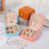 Cajas de joyería de cuero Pu de olor