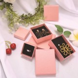 Cajas de joyería de papel de color sólido de estilo simple de moda
