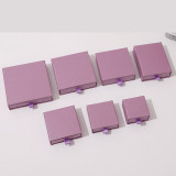 Caja de papel de embalaje de adorno de cajón Fábrica de puntos Caja de joyería al por mayor Caja de pulsera Pendientes Caja de almacenamiento colgante