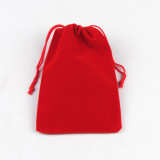 Flannel Bag Red 10x15cm|See Details
