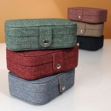 Cajas de joyería de material ABS de color sólido de moda