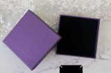 Cajas de joyería de papel de color sólido de moda 1 pieza