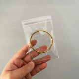 Bolsos de empaquetado transparentes de la joyería del PVC del color sólido del estilo simple 1 sistema
