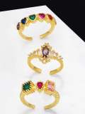 Anillo de antiguo de oro laminado
