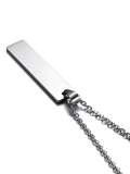 Collar Minimalista Geométrico Liso de Acero Quirúrgico 316L