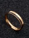 Anillo de banda clásico de esmalte de titanio