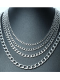 Collar minimalista geométrico de acero inoxidable