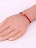Pulsera de tejido artesanal de acero titanio hecha a mano