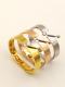 Brazalete minimalista redondo liso de titanio