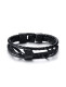 Pulsera de cuero artificial con forma de flecha de personalidad