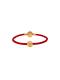 Pulsera de tejido artesanal de acero titanio hecha a mano