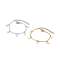 Pulsera Ajustable De Acero Inoxidable Con Estrella Simple