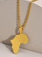 Collar Vintage Irregular de acero inoxidable