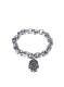 Pulsera de acero inoxidable en forma de palma de moda