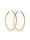 Pendientes colgantes de titanio en forma de letra U chapados en oro de moda