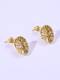 Arete de acero inoxidable Tree Hip Hop Stud