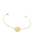 Brazalete estilo vintage con hoja de acero y titanio