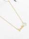 Collar minimalista Smiley de acero titanio