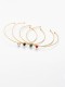 Brazalete Water Drop Trend de acero inoxidable turquesa