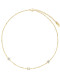 Collar de combinación de cuadrado pequeño elegante francés