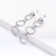 Aretes Large en Acero Inoxidable para Mujer