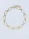 Juego de collar y brazalete de aretes geométricos minimalistas de acero inoxidable 316L de titanio con revestimiento electrónico resistente al agua