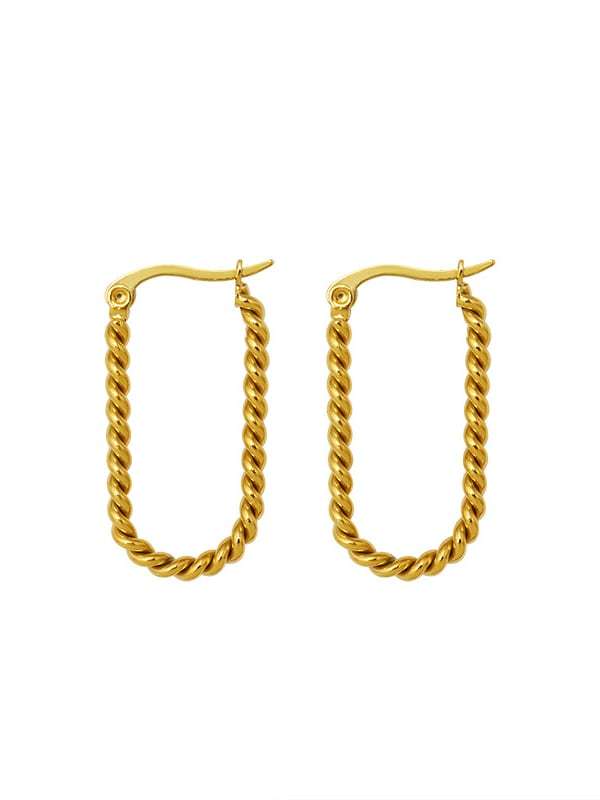 Pendiente de gota minimalista geométrico de acero inoxidable 316L de titanio con revestimiento electroforético resistente al agua