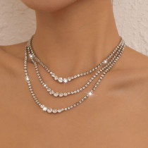 Moda Perla de imitación Acero Aluminio-Magnesio Aleación Cruz Perla Collar Diario 1 Pieza