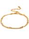 Pulsera minimalista geométrica de acero inoxidable