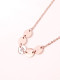 Collar clásico de cinco piezas con círculos pequeños