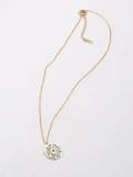 Collar minimalista de estrella esmaltada de acero titanio