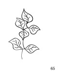 Collar de acero inoxidable Tree Minimalist tpye lettering Plant Series