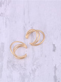 Titanio con clip de hueso del oído semicircular simplista chapado en oro