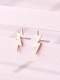 Aretes estilo coreano relámpago