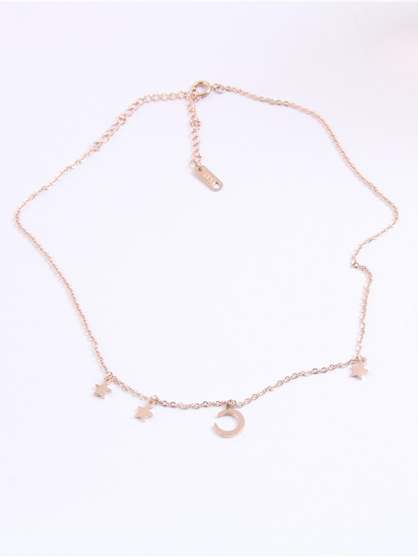 Accesorios Star Moon Collar de estilo coreano
