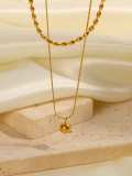 Collar Irregular Vintage Multi Strand de acero inoxidable