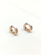 Aretes individuales de clip mate hip-hop