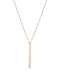 Collar minimalista geométrico de acero inoxidable