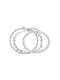 Pulsera de hilo vintage irregular de acero inoxidable