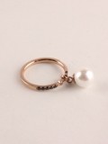 Anillo de mujer de perla de concha de temperamento 2018
