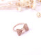 Precioso anillo de moda en forma de lazo