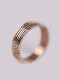 Anillo de acero de titanio estilo retro