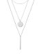 Collar minimalista redondo de acero inoxidable