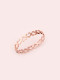 Brazalete de moda hueco en forma de corazón