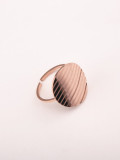 Anillo Apertura Disco Liso Circular Geométrico